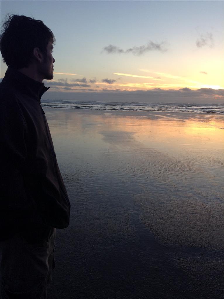 Picture was taken by my wife on our honeymoon at Cannon Beach, Oregon.